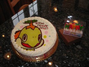 デコレーションケーキは 記念日には最高です！
